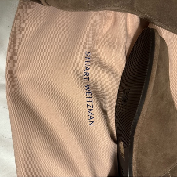 Stuart Weitzman Taupe Lowland Suede Boot - Picture 5 of 9